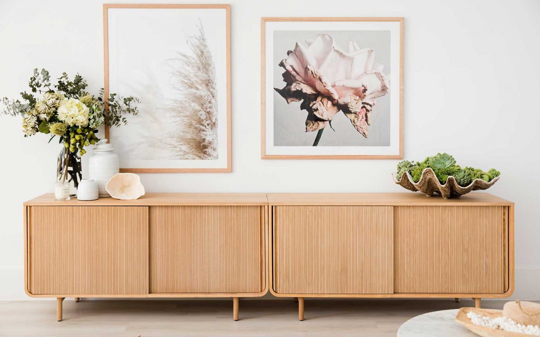 HOW TO HANG ARTWORK ABOVE A SIDEBOARD